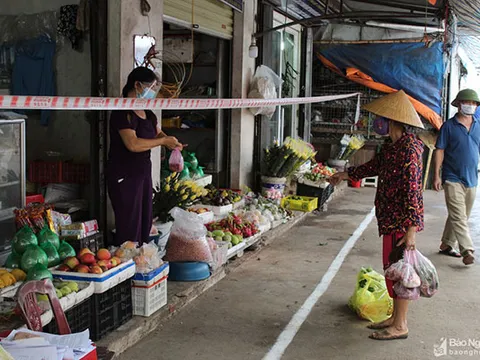 Nghệ An: Quỳnh Lưu siết chặt công tác phòng, chống dịch ở các chợ dân sinh