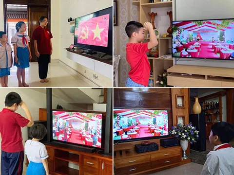 Những hình ảnh đẹp của lễ khai giảng chưa từng có trong lịch sử ở Nghệ An