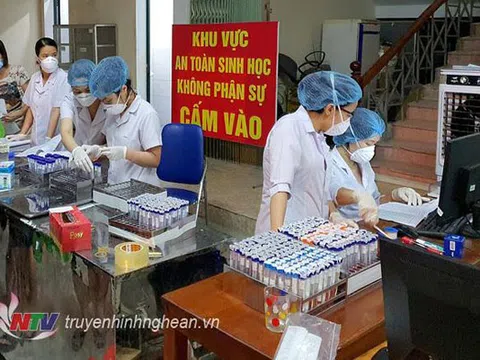 Tối  5/9, Nghệ An có 12 ca mắc mới, tất cả đã được cách ly từ trước, 17 địa phương không có ca nhiễm mới