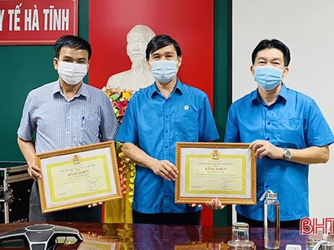 Hà Tĩnh có 6 y, bác sỹ được Công đoàn ngành Y tế Việt Nam tặng bằng khen