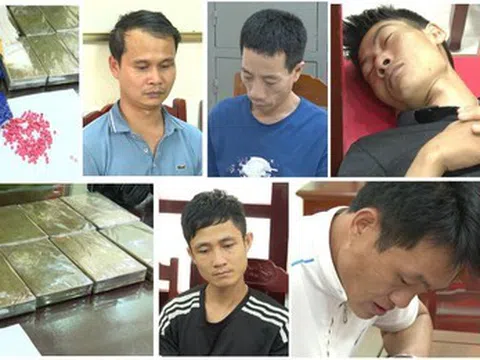 Phá đường dây ma túy lớn, thu giữ 10 bánh heroin, 22.000 viên ma túy