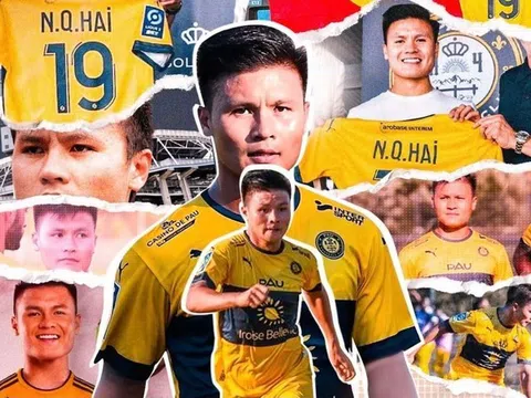 Báo Pháp chấm Quang Hải là bản hợp đồng xịn nhất của Pau FC trong hè 2022