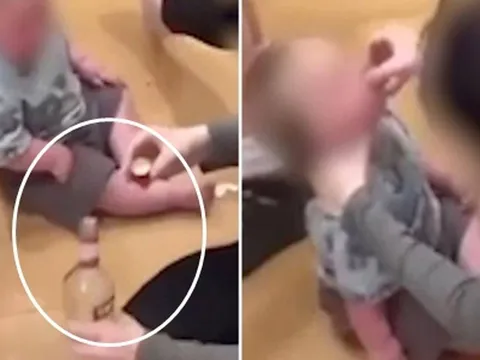 Mẹ dùng rượu mạnh làm “siro trị cảm lạnh”, con khóc thét