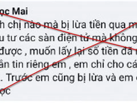 "Thả con săn sắt, bắt con cá rô" - Liên hoàn lừa đảo: Thủ đoạn mới cần cảnh giác