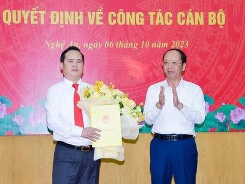 Chúc mừng Tân Giám đốc Trung tâm Xúc tiến đầu tư, thương mại và du lịch tỉnh Nghệ An