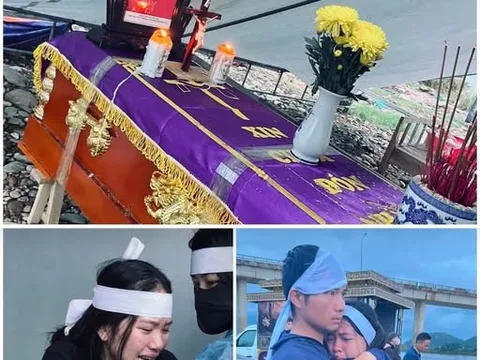 "Bố ơi, Mẹ đã lên với anh em con rồi... sao Bố vẫn chưa về"?