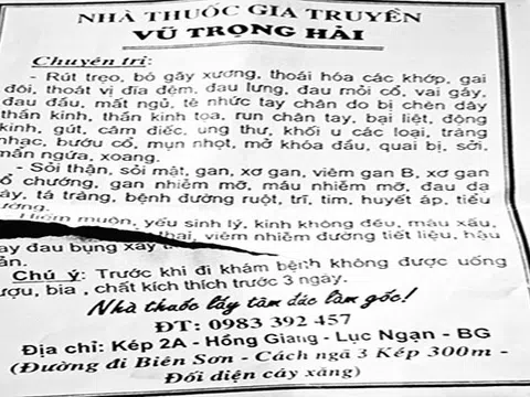 Hy hữu: Thầy lang tại Bắc Giang chữa hiếm muộn bằng cách "quan hệ" với người bệnh