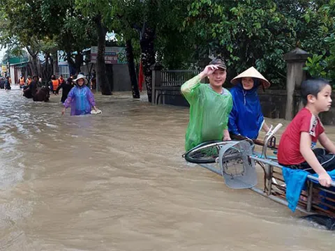 Nghệ An: Ngập lụt nhiều nơi, đã có người mất tích