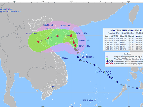 Bão số 7 gây mưa lớn ở miền Bắc và miền Trung