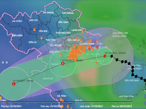 Bão số 7 tiến sát vùng biển Hải Phòng - Thanh Hóa, bão Kompasu sắp vào Biển Đông