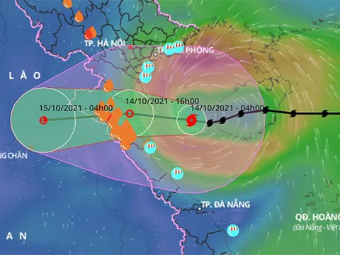 Bão số 8 vào Vịnh Bắc Bộ, hướng thẳng tới Thanh Hóa đến Quảng Bình