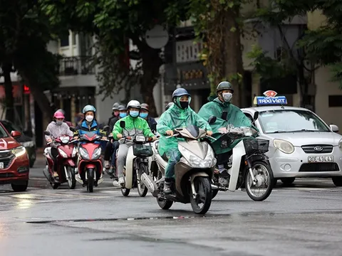 Không khí lạnh tăng cường, miền Bắc và miền Trung mưa lớn hết tuần