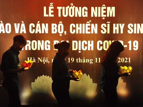 Lễ tưởng niệm người tử vong vì COVID-19: Lời tiễn biệt tới hơn 23.000 đồng bào, đồng chí vĩnh viễn ra đi