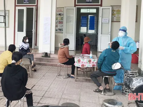 Hà Tĩnh: 80 mẫu test nhanh cho tiểu thương ở Vũ Quang âm tính với virus SARS-CoV-2