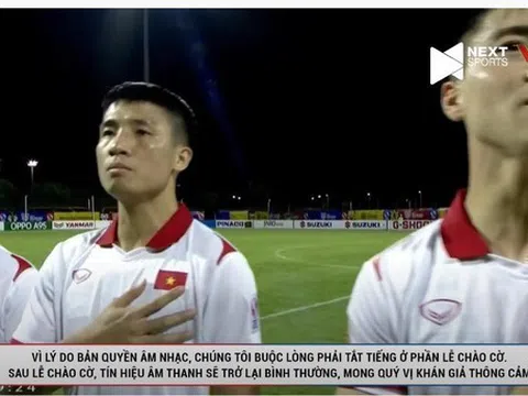 Vì sao không thể nghe Quốc ca Việt Nam tại AFF Cup qua Youtube?