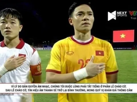 Bộ Văn hóa lên tiếng về thông tin Quốc ca bị "đánh" bản quyền tại AFF Cup