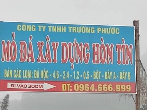 Xác minh thông tin một công nhân mỏ đá tử vong