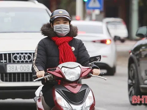 Đón gió mùa Đông Bắc, Hà Tĩnh mưa lạnh