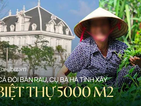 Cả đời bán rau, làm nông, cụ bà Hà Tĩnh 78 tuổi xây biệt thự 5.000 m2 kiến trúc châu Âu khiến người dân choáng váng