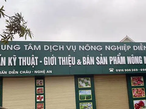 Nghệ An: Cách chức Giám đốc Trung tâm dịch vụ nông nghiệp huyện Diễn Châu