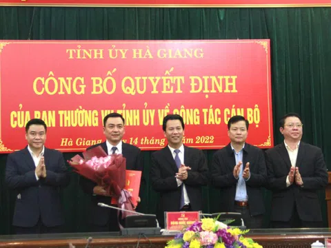 Hà Giang có tân Chánh văn phòng Tỉnh ủy và Trưởng Ban Nội chính