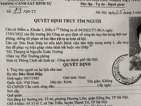 Truy tìm kẻ bỏ trốn trong vụ "động bay lắc" bí mật ở Bệnh viện Tâm thần TƯ