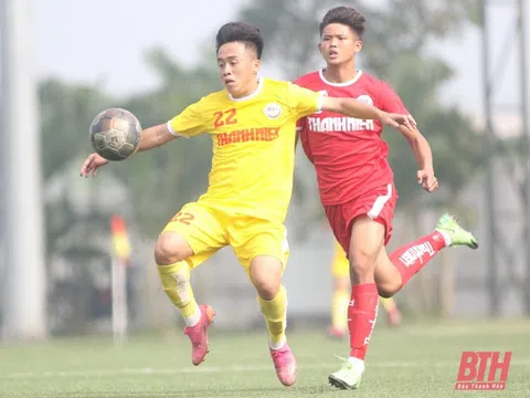 U19 Đông Á Thanh Hóa gặp U19 Sông Lam Nghệ An ở tứ kết Giải U19 quốc gia 2022