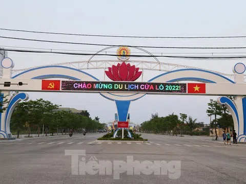 Cửa Lò gấp rút "tân trang" đường phố, chuẩn bị khai trương mùa du lịch biển