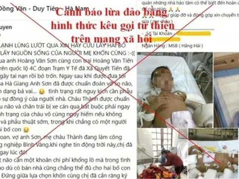 Đăng facebook kêu gọi ủng hộ từ thiện rồi chiếm đoạt hàng tỷ đồng