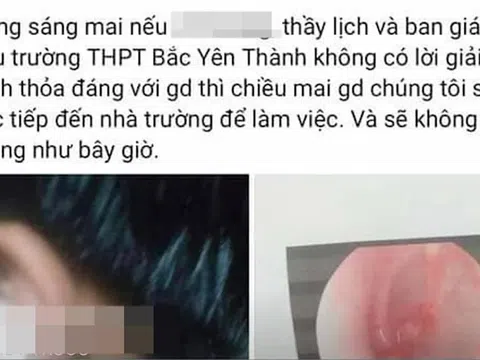 Thầy giáo Nghệ An tát nam sinh lớp 10 thủng màng nhĩ vì dùng điện thoại?