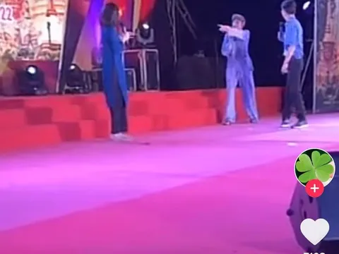 Xôn xao hình ảnh Hoài Linh diễn hài ở hội chợ