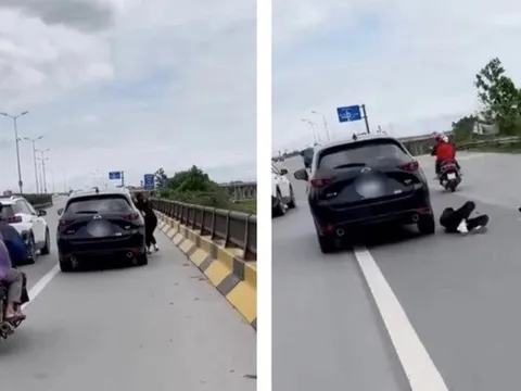 Lời khai bất ngờ của người chồng lái xe hơi kéo lê vợ trên quốc lộ