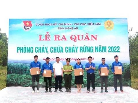 Tuổi trẻ Nghệ An chung tay, góp sức phòng cháy chữa cháy rừng