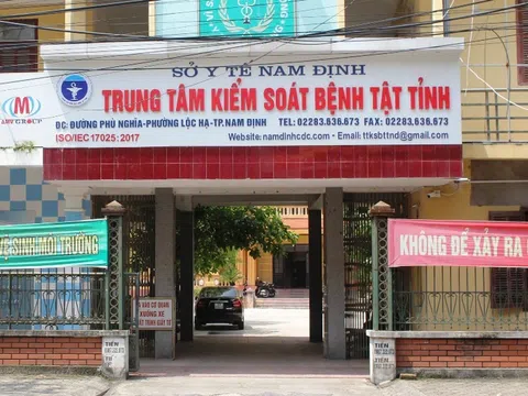 CDC Nam Định nộp toàn bộ hồ sơ mua sắm cho công an