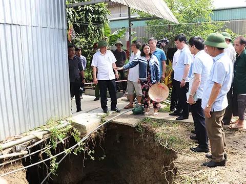 Chủ tịch UBND tỉnh kiểm tra tại xã Châu Hồng, huyện Quỳ Hợp