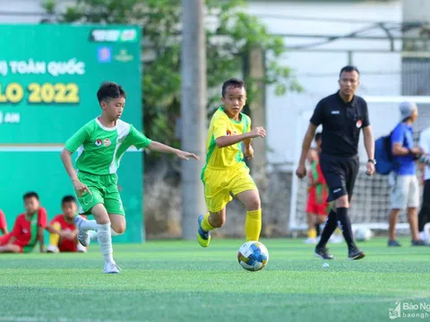 U11 Sông Lam Nghệ An giành vé vào Vòng chung kết Giải U11 toàn quốc