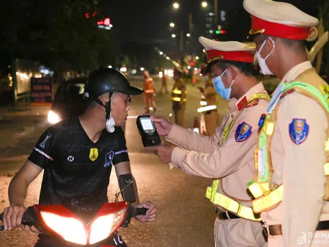 Công an Thành phố Vinh sẽ kiểm tra nồng độ cồn tất cả các ngày trong tuần