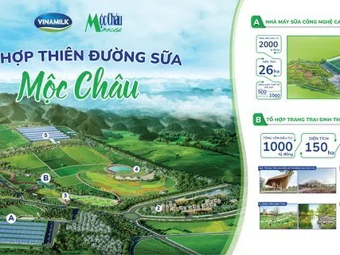 Thiên đường sữa trên thảo nguyên xanh Mộc Châu - dự án “khủng” của 2 ông lớn ngành sữa