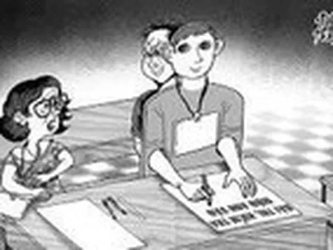 2 người nghi dùng căn cước tên người khác và CMND giả để thi hộ