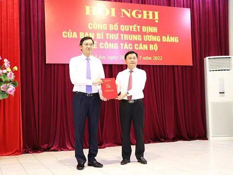 Đồng chí Hoàng Nghĩa Hiếu giữ chức Phó Bí thư Tỉnh ủy