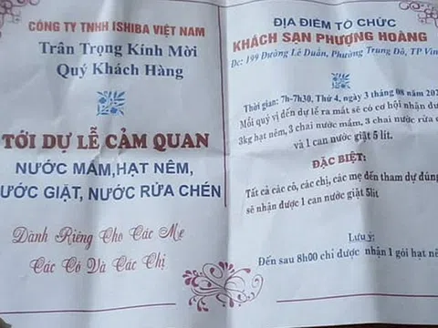 Nghệ An: Chiêu trò bán hàng “tặng quà” nhằm "giăng bẫy" người cao tuổi