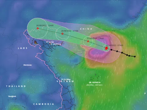Bão số 3 áp sát đất liền, miền Bắc sắp mưa dông, gió giật mạnh
