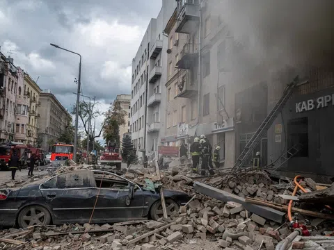 Ukraine tố Nga giáng "đòn thù" xuống trung tâm Kharkov