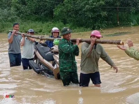 Nghệ An ra công điện hoả tốc về việc chủ động ứng phó, khắc phục hậu quả mưa lũ