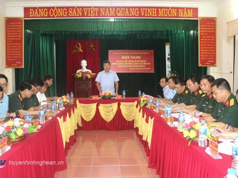 Giám sát việc lãnh đạo thực hiện nhiệm vụ quân sự quốc phòng tại Đảng ủy Quân sự huyện Quỳnh Lưu