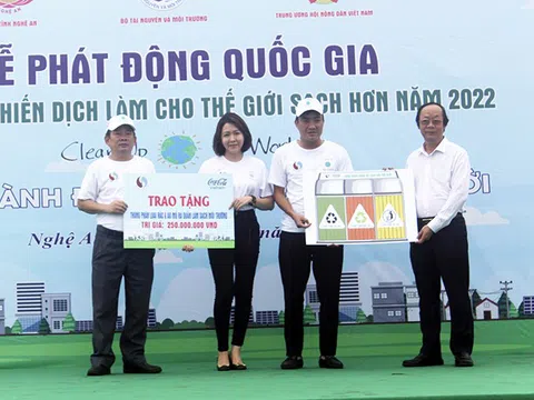 Nghệ An: Lễ phát động Chiến dịch làm cho thế giới sạch hơn năm 2022