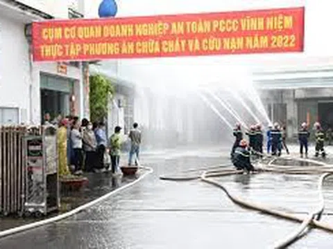 Tổ chức diễn tập Phương án chữa cháy và cứu nạn, cứu hộ tại Trung tâm thương mại Lotte Việt Nam – Chi nhánh Vinh