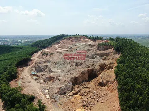 Diễn Châu (Nghệ An): Công ty Tân Thành Yên khai thác mỏ đất vượt ranh giới cấp phép