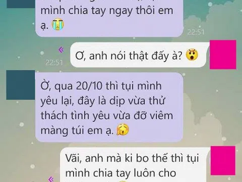 Muôn kiểu đòi quà ngày Phụ nữ Việt Nam 20/10 cực bá đạo