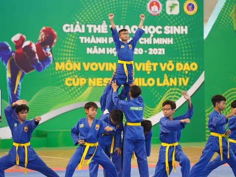 Tổ chức Giải Vovinam học sinh phổ thông toàn quốc từ 12-18/11/2022